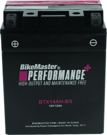 BikeMaster BTX14AH-BS Battery - 781308