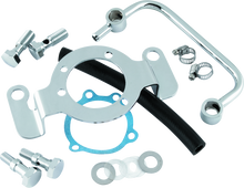 Bikers Choice 93-17 Big Twin Exc M8 Chrome Air Cleaner Mounting Kit For Custom Air Cleaners - 482685