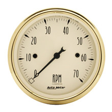 AutoMeter Golden Oldies 3-1/8in 0-7k Tachometer Gauge - 1595