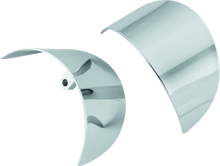 Bikers Choice 86-01 FXRT FLH FLT FLST Chrome Turn Signal Visor Replaces H-D 67737-88T Pr - 490928