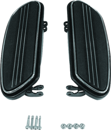 Bikers Choice 86-Up FLH FLT Black Extended Floorboard Kit - 491325