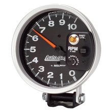 Autometer AutoGage 5in / 10k RPM / Pedestal Mount Black Tachometer w/ Shift Light - 233903