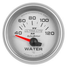 Autometer Ultra-Lite II Gauge Water Temp 2 1/16in 40-120c Electric Ultra-Lite II - 4937-M