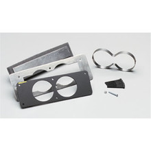 Autometer 87-93 Ford Mustang Black Dual Gauge Cage - 50102