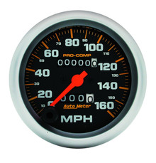 Autometer Pro-Comp Mechanical Speedometer 3 3/8in 160 mph Gauge - 5153