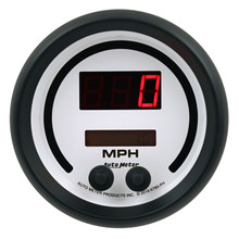 Autometer 85.7mm White Switchable 260 MPH / 260 KM/H Speedometer Phantom Elite Digital Gauge - 6789-PH