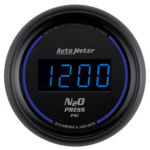 Autometer Ultra-Lite 2-1/16in 1600 PSI Digital Nitrous Pressure Gauge - Black - 6974