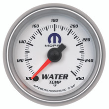 Autometer Mopar 52.4mm SSE 100-260 Degree F Water Temperature Gauge - 880032
