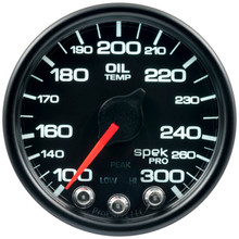Autometer Spek-Pro - Nascar 2-1/16in Oil Temp 100-300F Bcb Ecu - P52232