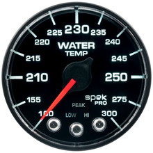 Autometer Spek-Pro - Nascar 2-1/16in Water Temp 100- 300F Bfb Ecu - P546328-N2
