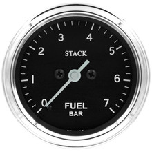 Autometer Stack 52mm 0-7 Bar M10 Male Pro Stepper Motor Fuel Pressure Gauge - Classic - ST3305C