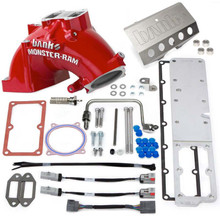Banks Power 13-18 Ram 6.7L Diesel Monster-Ram Intake System Gen-2 w/Fuel Line - Red w/Heater System - 42798-PC