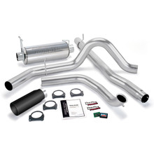 Banks Power 99 Ford 7.3L Truck w/Cat Conv Git-Kit - SS Single Exhaust w/ Black Tip - 47511-B