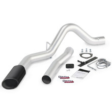 Banks Power 15 Chevy 6.6L LML ECLB/CCSB/CCLB Monster Exhaust System - SS Single Exhaust w/ Black Tip - 47787-B