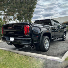Banks Power 20-23 Chevy/GMC Duramax DRW Crew Cab 5.0in Monster Exhaust w/ S/S Chrome Tip - 49809