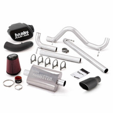 Banks Power 07-11 Jeep 3.8L Wrangler - 4dr Stinger Sys (no AutoMind) - SS Single Exh w/ Black Tip - 51340-B