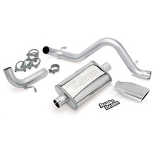 Banks Power 12-15 Jeep 3.6L Wrangler (All) - 2dr Monster Exh Sys - SS Single Exh w/ Chrome Tip - 51342