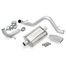 Banks Power 12-15 Jeep 3.6L Wrangler (All) - 2dr Monster Exh Sys - SS Single Exh w/ Chrome Tip - 51342