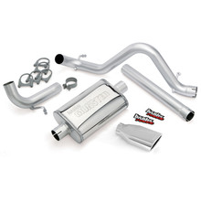 Banks Power 12-15 Jeep 3.6L Wrangler (All) - 4dr Monster Exh Sys - SS Single Exh w/ Chrome Tip - 51343