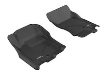 3D MAXpider 2005-2015 Nissan Pathfinder/Xterra Kagu 1st Row Floormat - Black - L1NS06511509