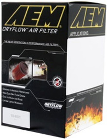 AEM 2-3/4in x 6-7/8in Oval Dryflow Air Filter - 21-2128DK