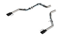 Borla 21-23 Ford Raptor 3in Tail Pipe Kit 4.5in Tip - Black Chrome - 60727BC