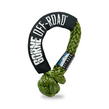 Borne Off-Road 1/2in X 20in Soft Shackle Army Green - BNSS-12-AG