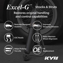 KYB 21-23 Hyundai Santa Fe (Exc. Hybrid) / Kia Sorento w/ 2.5L Excel-G Gas Shock - Rear - 3440207