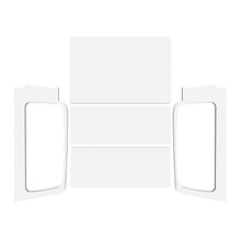 DEI 04-06 Jeep Wrangler LJ Unliminted Headliner Complete Kit - White - 50602