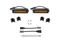 Diode Dynamics 2022 Toyota Tundra SS6 LED Fog Light Kit - Amber Wide - DD7419