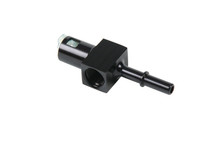 Aeromotive 5/16in Quick Connect with AN-06 port and 1/8in gauge port - 15120