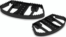 Burly Brand MX Passenger Boards - Black - B13-1051B