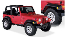 Bushwacker 97-06 Jeep TJ Max Pocket Style Flares 4pc - Black - 10908-07