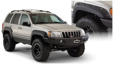 Bushwacker 99-04 Jeep Grand Cherokee Cutout Style Flares 4pc - Black - 10926-07