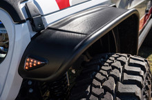 Bushwacker 2020 Jeep Gladiator Launch Edition Flat Style Flares 4pc - Black - 10928-07