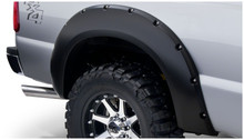 Bushwacker 99-10 Ford F-250 Super Duty Styleside Pocket Style Flares 2pc - Black - 20050-02