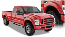 Bushwacker 08-10 Ford F-250 Super Duty Styleside Pocket Style Flares 4pc 81.0/96.0in Bed - Black - 20917-02