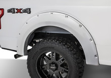 Bushwacker 17-18 Ford F-250 Super Duty Pocket Style Flares 4pc - Oxford White - 20942-12