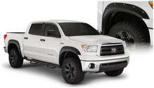 Bushwacker 07-13 Toyota Tundra Fleetside Pocket Style Flares 4pc 97.6/78.7/66.7in Bed - Black - 30911-02