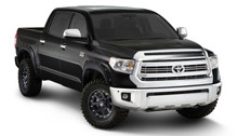 Bushwacker 16-18 Toyota Tundra Fleetside Pocket Style Flares 4pc - Midnight Black - 30918-43