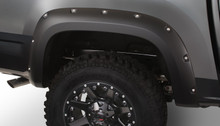 Bushwacker 15-18 GMC Canyon (Excl. ZR2) Fleetside Pocket Style Flares 2pc 74.0in Bed - Black - 40140-02
