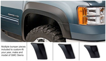 Bushwacker 07-13 GMC Sierra 1500 Fleetside Extend-A-Fender Style Flares 4pc 78.7/97.6in Bed - Black - 40952-02