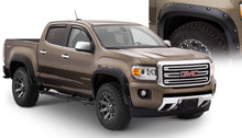 Bushwacker 15-18 GMC Canyon Pocket Style Flares 4pc 5ft Bed - Black - 40971-02