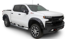 Bushwacker 19-21 Chevrolet Silverado 1500 DRT Style Flares 4pc - Black - 40984-02