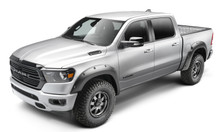 Bushwacker 19-22 Ram 1500 (Excl. Rebel/TRX) 76.3 & 67.4in Bed Pocket Style Flares 4pc Set - Black - 50924-02