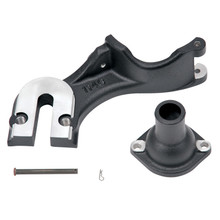 Edelbrock Generator Offset Kit Ford Flathead49-53 Satin Black - 11463
