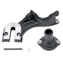 Edelbrock Generator Offset Kit Ford Flathead49-53 Satin Black - 11463