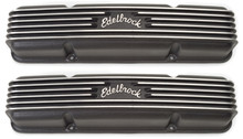 Edelbrock Valve Cover Classic Series Chevrolet 1959-1986 262-400 CI V8 Black - 41453