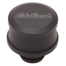 Edelbrock Billet Aluminum Breather w/ Black Powder Coat Finish - 42133