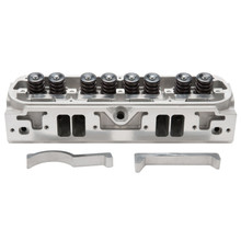 Edelbrock Cylinder Head SB Chrysler Victor In-Line 16 Complete w/ Solid Roller Springs - 61729